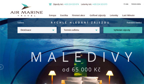 Air Marine microsites